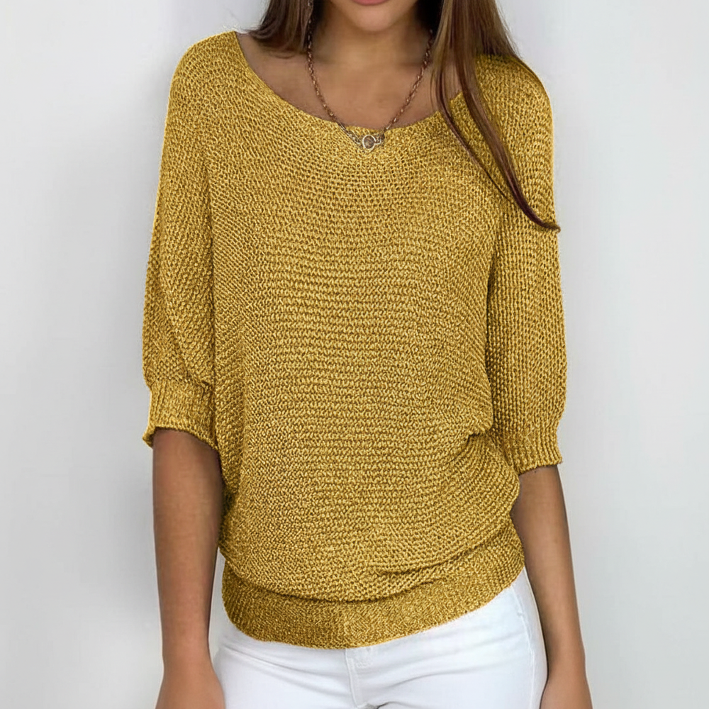 Sweater with Batwing Sleeves - Gabriele - 4