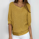 Sweater with Batwing Sleeves - Gabriele - 4