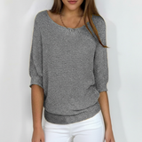 Sweater with Batwing Sleeves - Gabriele - 5