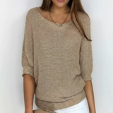 Sweater with Batwing Sleeves - Gabriele - 6