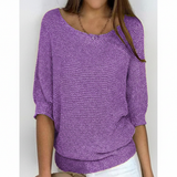 Sweater with Batwing Sleeves - Gabriele - 7