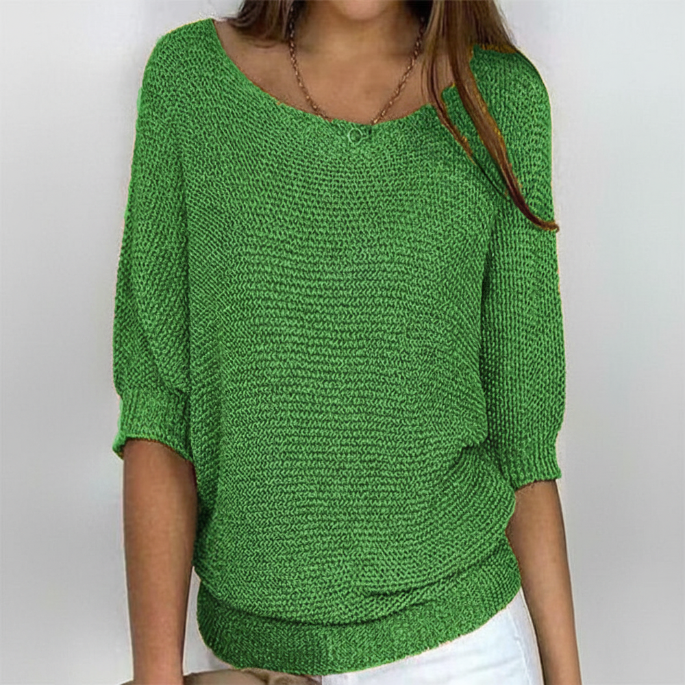 Sweater with Batwing Sleeves - Gabriele - 8