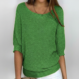Sweater with Batwing Sleeves - Gabriele - 8