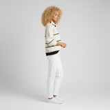 Women's Structured Striped Knit Sweater