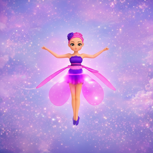 Flying Fairy Princess Toy – LED Lights, Hand Sensor Control & Rechargeable Battery