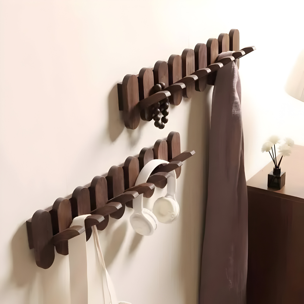 Enhanced Product Title: "Holz-Wandgarderobe – Stilvolle Aufbewahrung für Ordnung an der Tür | Kein Chaos Mehr" 

This title incorporates keywords for better visibility while maintaining clarity and appeal.