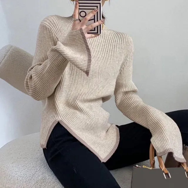 Ladies' Sweater with High Neck - Selina - 5