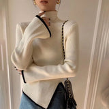 Ladies' Sweater with High Neck - Selina - 4