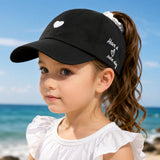 Summer Kids Baseball Cap Ponytail Sun Protection Hat