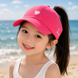 Summer Kids Baseball Cap Ponytail Sun Protection Hat