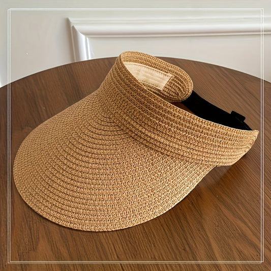 Sun Hat – Wide Brim Sun Protection, Foldable Design & Straw Visor Style