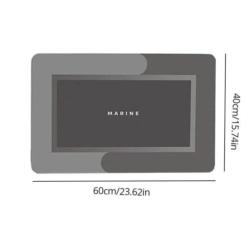 BowLift | Super Absorbent Bathroom Mat 40×60 cm, Non-Slip & Comfortable