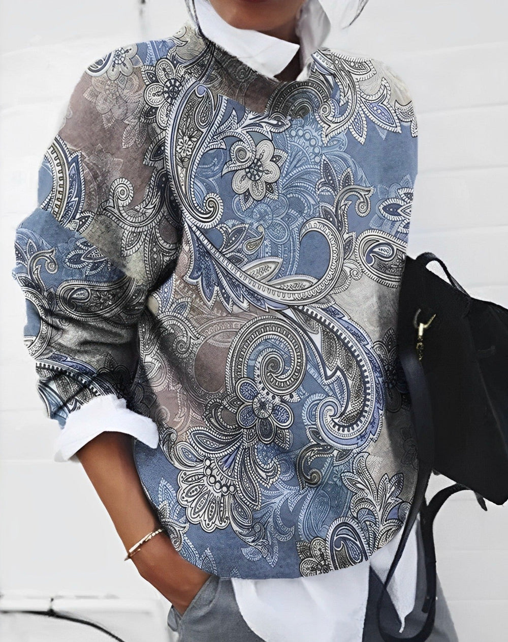 Patterned Women's Top- Alenya Autumn Magic