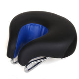 BowLift | Noseless Bike Saddle Mountain Bike Thick Soft Padding (Blue)