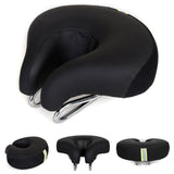 Kalsten | Noseless Bicycle Saddle Mountain Bike Thick Soft Padding (Black)