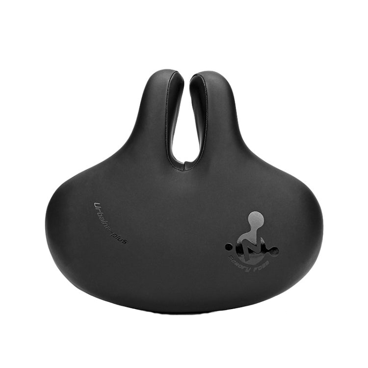 Noseless Bike Saddle – Shock-Absorbing PU Leather, 25×22cm & Universal Fit