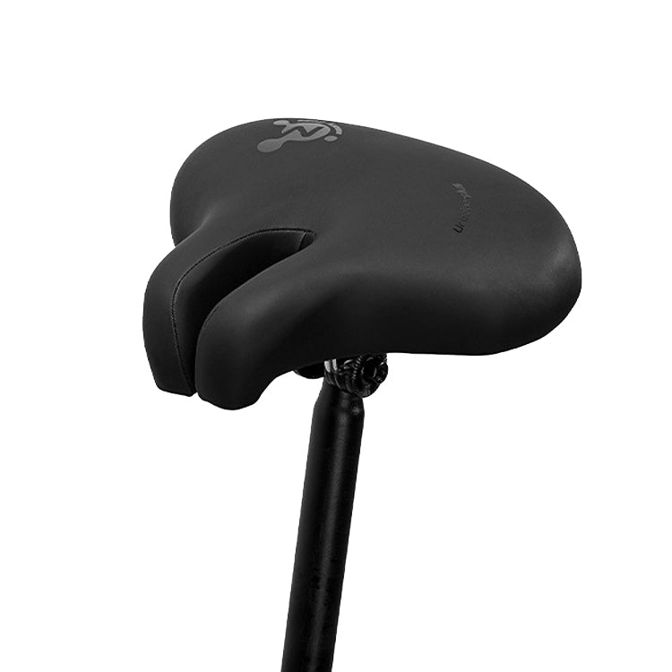 Noseless Bike Saddle – Shock-Absorbing PU Leather, 25×22cm & Universal Fit