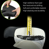 Noseless Bike Saddle – Shock-Absorbing PU Leather, 25×22cm & Universal Fit