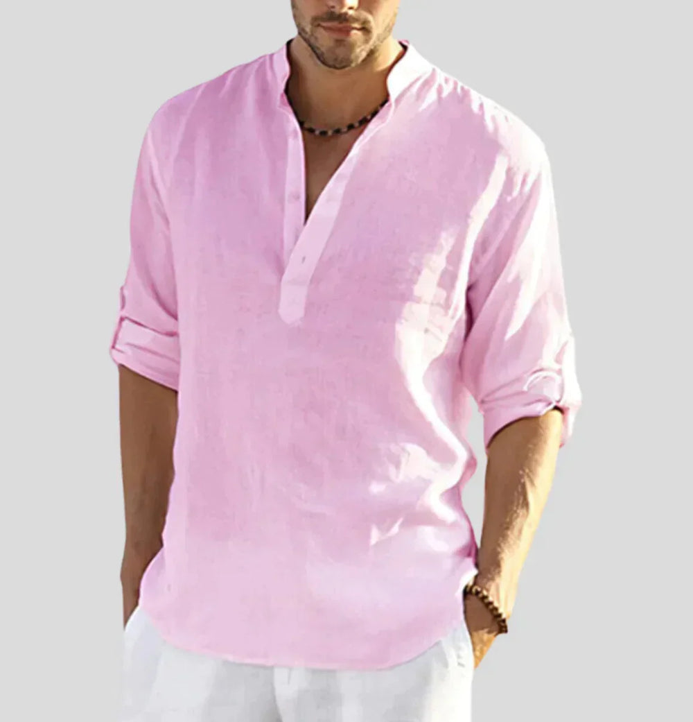 Hugo – Luxurious Men's Linen Shirt