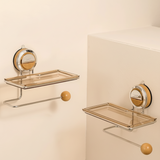 Toilet Paper Holder Self Adhesive Stainless Steel Wall Mount