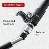 Aluminum Telescopic Trekking Poles – Adjustable 110-130cm, EVA Grip, 5-Section