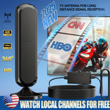 TV Antenna Indoor Digital HD 4K Signal Amplifier Long Range