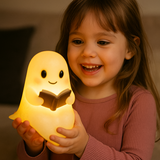 Table Lamp Ghost Night Light Warm LED Bedside Decor