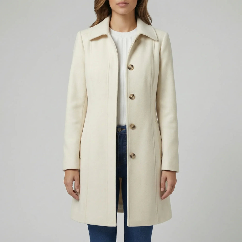 Fitted A-Line Coat - Cecile - 8