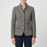 Fitted Women's Blazer with Stand-Up Collar - Eliana - 3