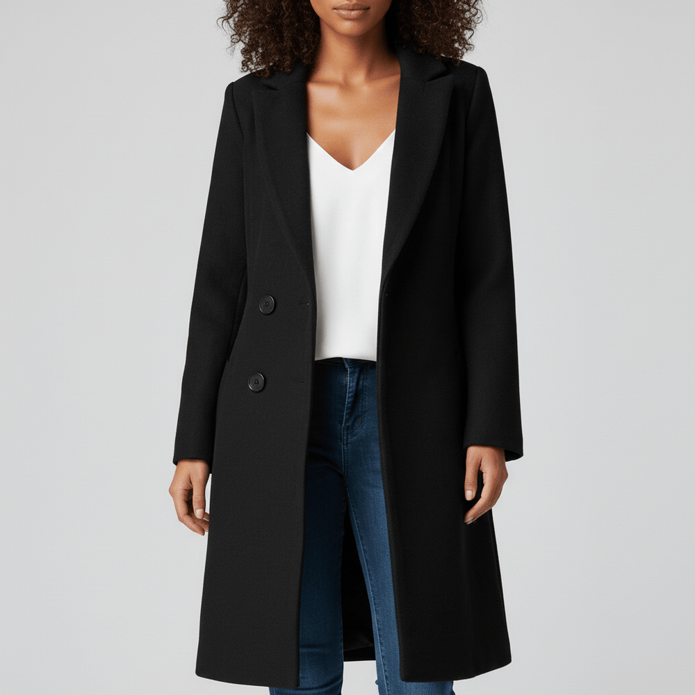 Fitted Long Coat - Leni - 13