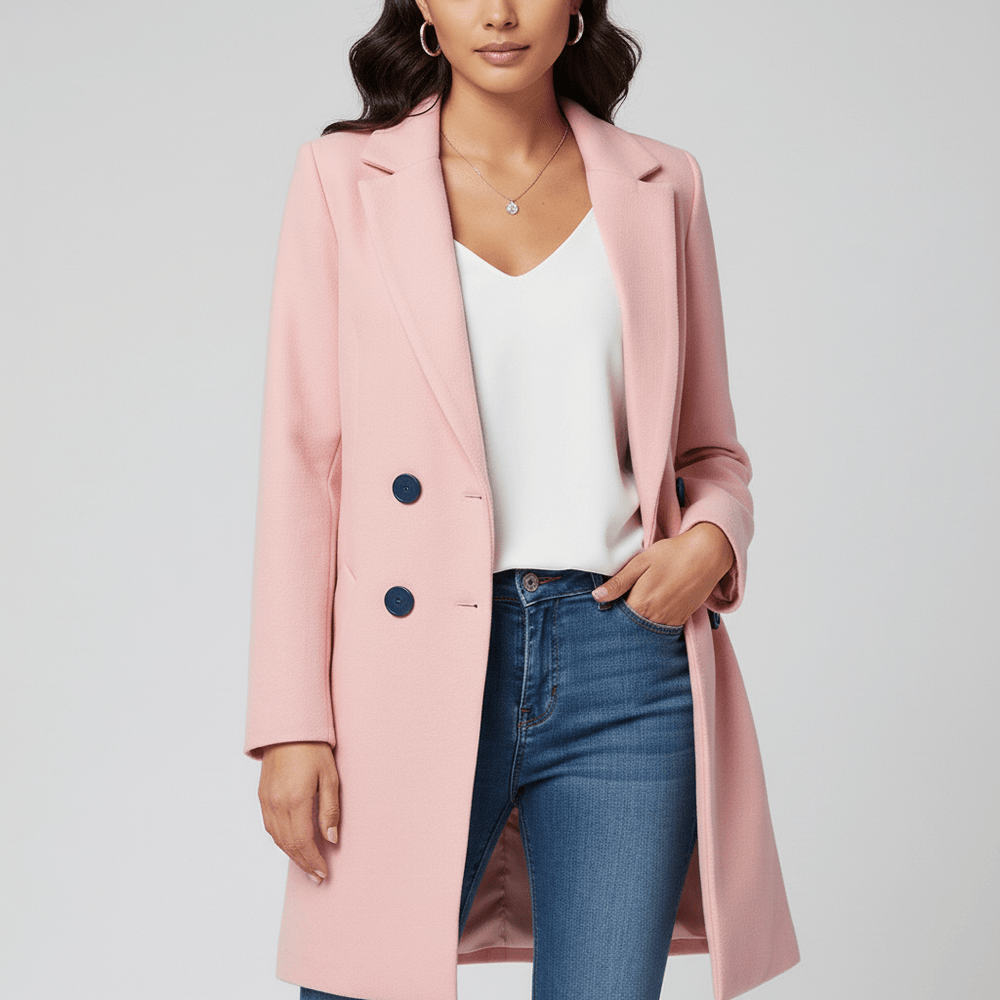 Fitted Long Coat - Leni