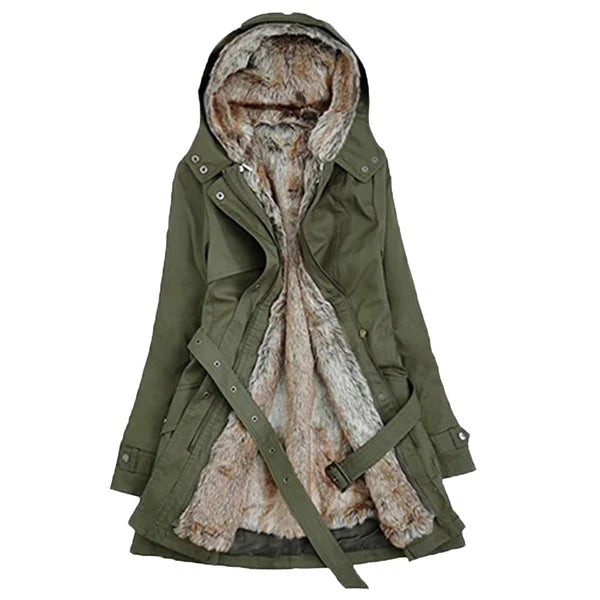 Tailored Hooded Winter Parka – Belinda