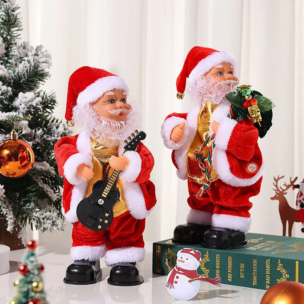 Enhanced Product Title: "Tanzender Santa-Gnom mit Musik und Bewegung – Festliche Weihnachtsfreude für Ihr Zuhause" 

This title includes relevant keywords while maintaining clarity and appeal for potential buyers.