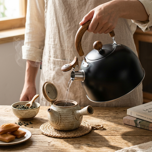 Tea Kettle – Whistling Stainless Steel, Stovetop & Multi-Capacity Design
