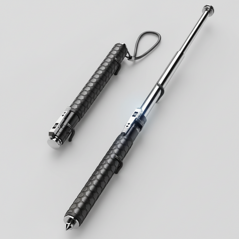 Telescopic Walking Stick – Alloy Hiking Pole for Outdoor Stability