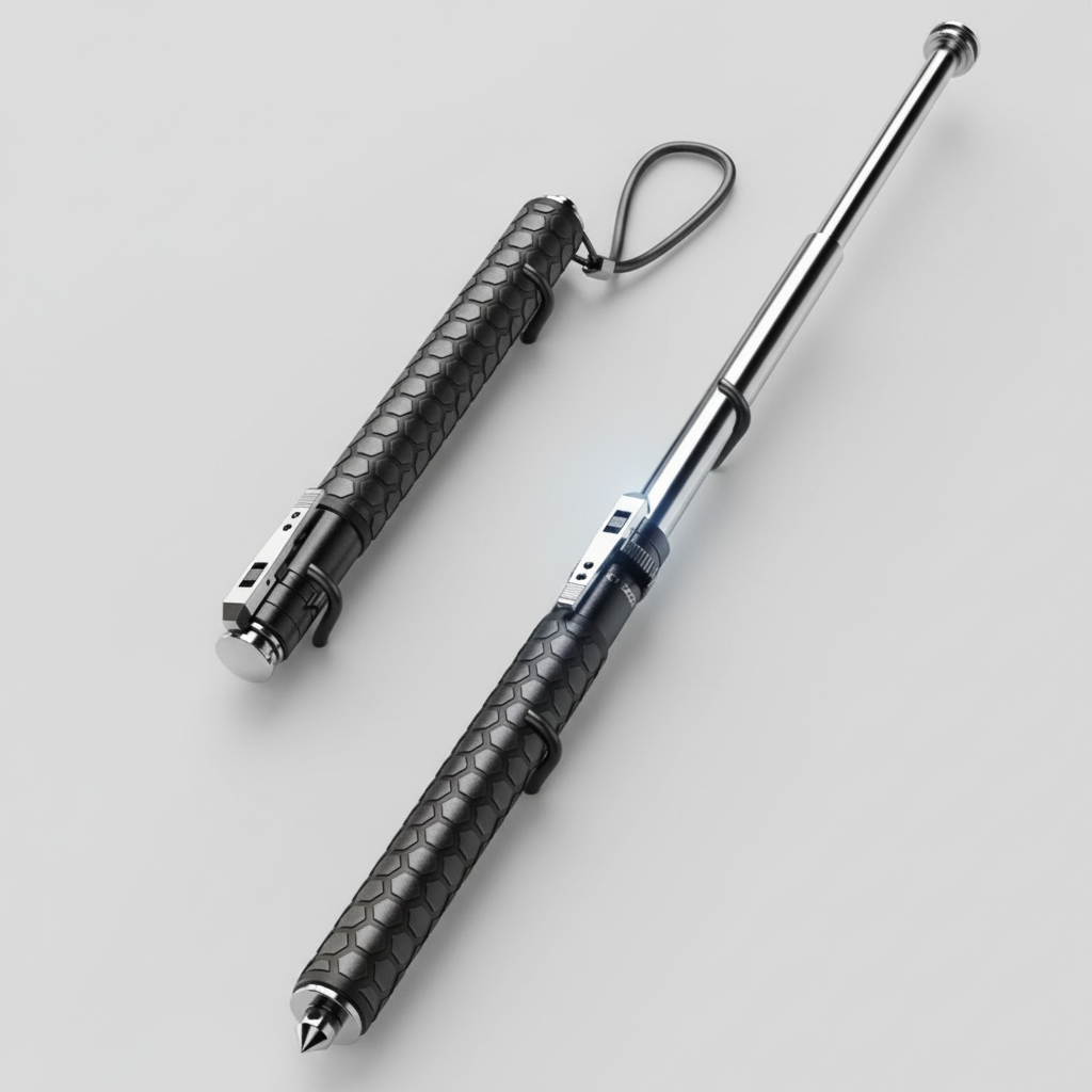 Walking Stick Telescopic Hiking Pole Alloy Outdoor Stability Support