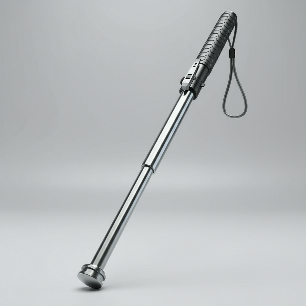 Telescopic Walking Stick – Alloy Hiking Pole for Outdoor Stability