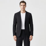 Calvin - Textured Blazer and Pants Two-Piece Set