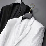 Textured Blazer And Pants Two-Piece Set - Harvey