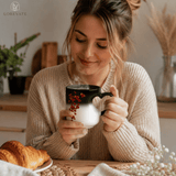 Color-Changing Heart Ceramic Mug – 400ml, Heat-Reactive Design & Heart Handle