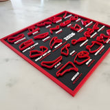 Calendar Racing Track Wall Art Display Board 2026
