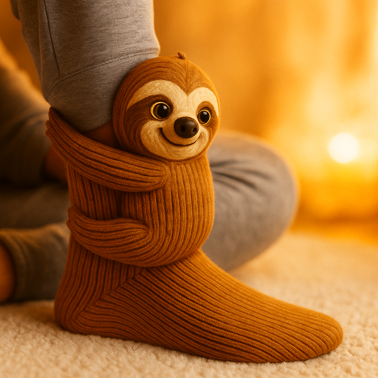 Animal Slipper Socks – Winter, Plush &amp; Thermal