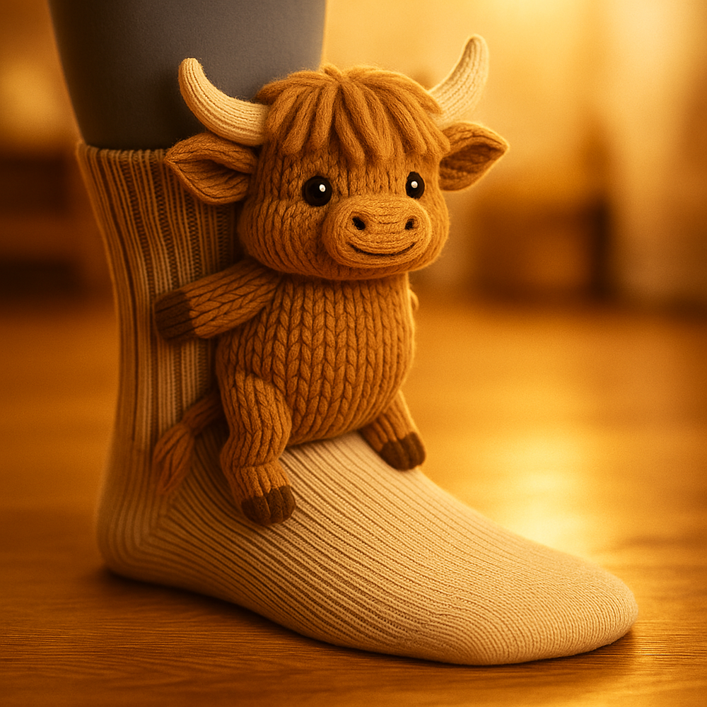 Socks Winter Plush Animal Slipper Style Footwear