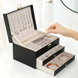 EleganceBox – Luxurious Multi-Tier Jewelry Box