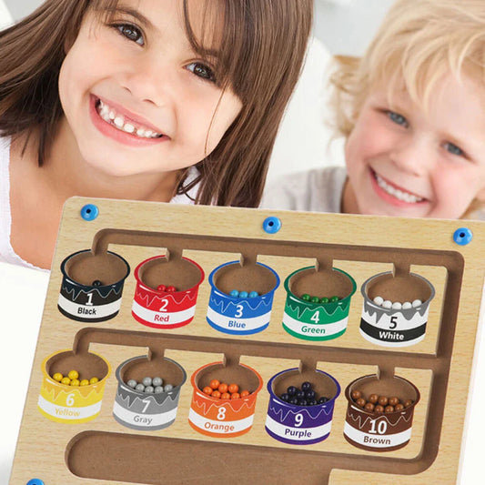 Magnetic Maze Board Puzzle – Toddler, Screen-Free & Learning Toy