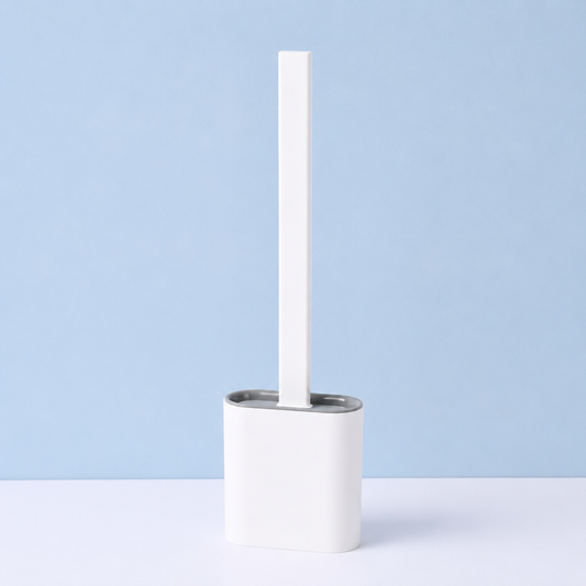Toilet Brush – Compact Holder, Bathroom Cleaning & Storage Design
