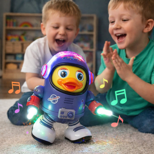 Dancing Astronaut Duck Toy – Musical, Interactive & Battery-Operated