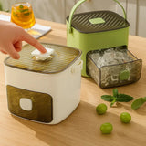 Optimized Product Title: **Eiswürfelbox mit Druckfunktion – 48 mühelos hergestellte, kleckerfreie Eiswürfel für perfekte Erfrischungen**