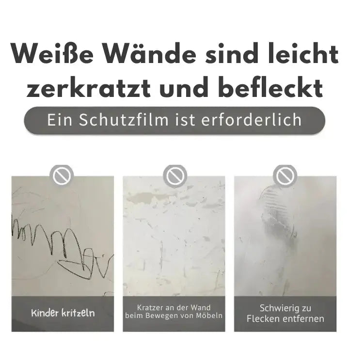 Transparent Wall Protection Film – Scratch-Resistant, Adhesive-Free & 45×200cm