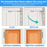 BowLift | Automatic door closer – Stainless steel, quiet, easy installation